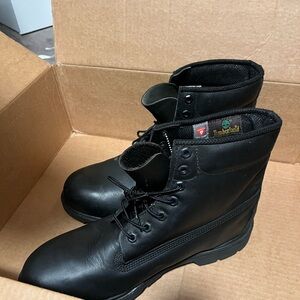 Timberland Men's Black Leather Boots